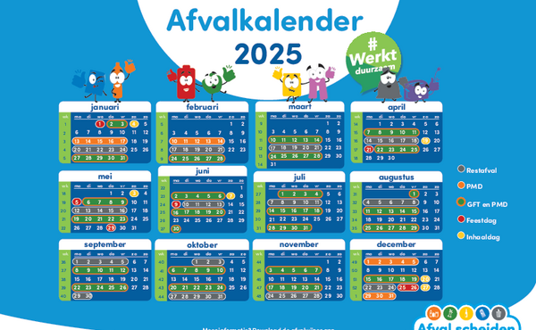 Afvalkalenders 2025